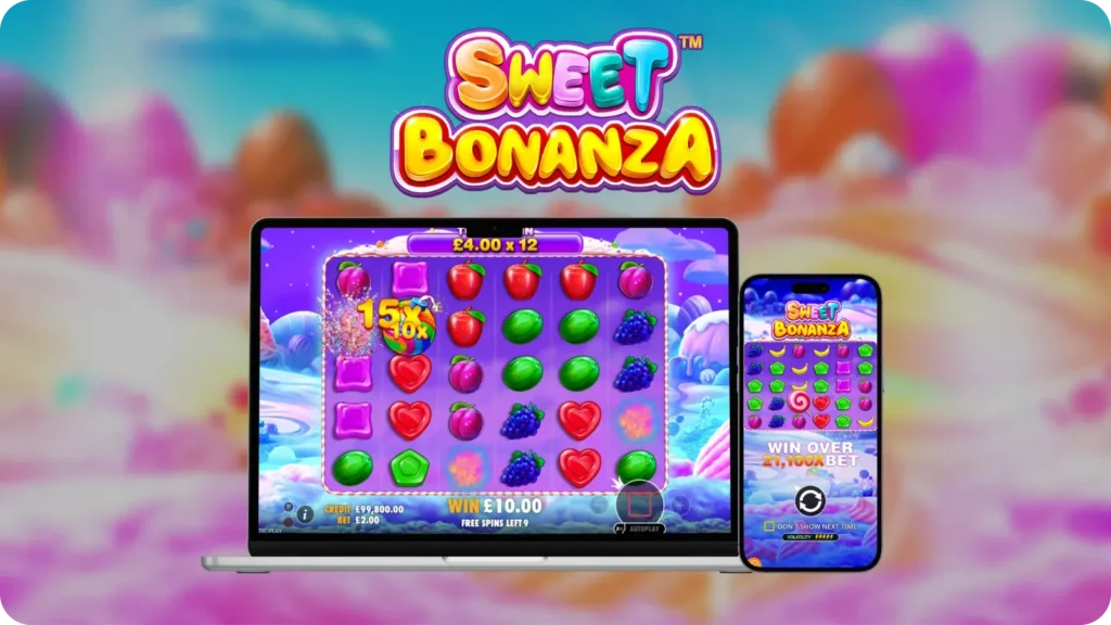 Bonus features in game Sweet Bonanza