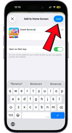 Create a home-screen link