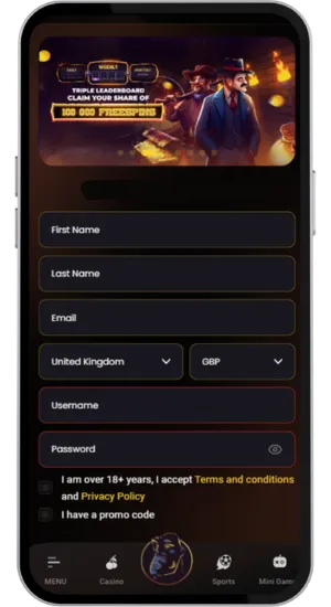 Create an account