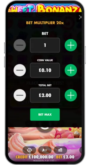 Select stake and mode
